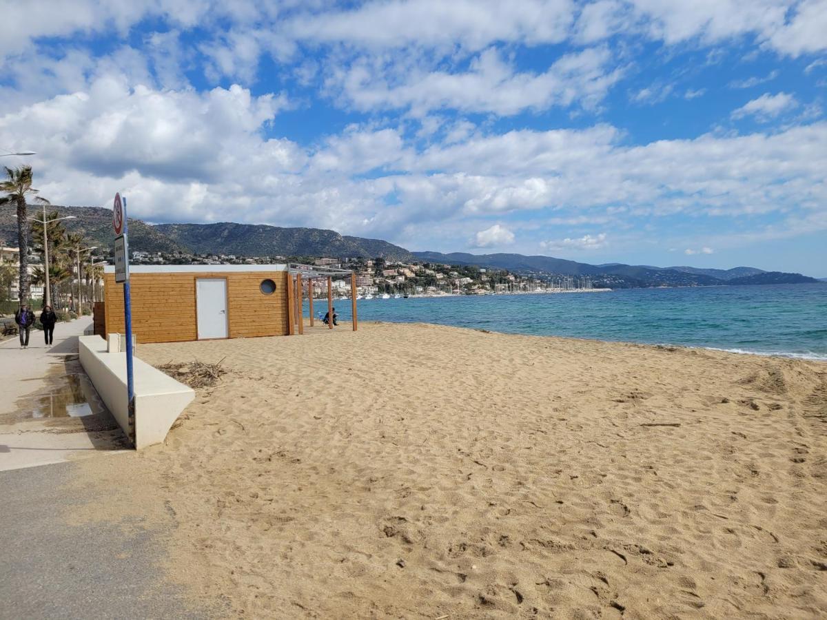 Appartement Paisible Avec Vue Panoramique Mer Et Acces Direct Plage Bormes-les-Mimosas Exterior foto